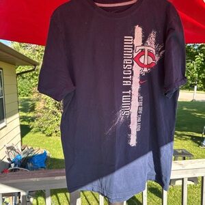 Nike Minnesota‎ twins Navy Blue Graphic Tee